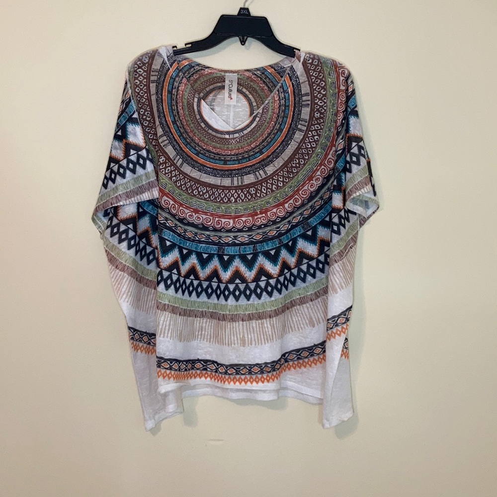 Cute Aztec bohemian style shirt